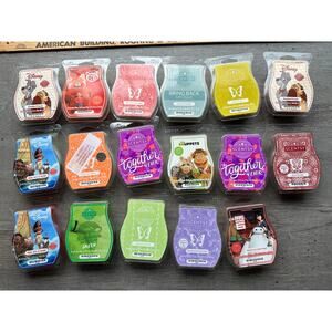 Scentsy Wax Melts Lot of 17 Various New and Used